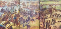 Панорама "Бородинская битва" Набор из 12 открыток артикул 3276c.